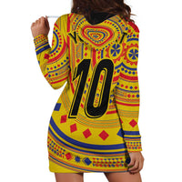 Custom Colombia Football Hoodie Dress Sporty Vueltiao Hat