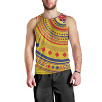 Custom Colombia Football Men Tank Top Sporty Vueltiao Hat