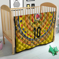 Custom Colombia Football Quilt Sporty Vueltiao Hat