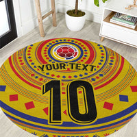 Custom Colombia Football Round Carpet Sporty Vueltiao Hat
