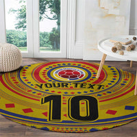 Custom Colombia Football Round Carpet Sporty Vueltiao Hat