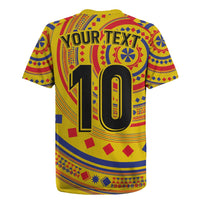 Custom Colombia Football Rugby Jersey Sporty Vueltiao Hat