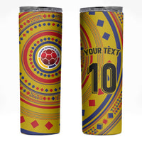 Custom Colombia Football Skinny Tumbler Sporty Vueltiao Hat