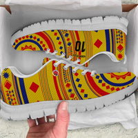 Custom Colombia Football Sneakers Sporty Vueltiao Hat