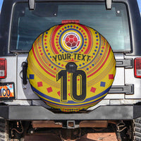Custom Colombia Football Spare Tire Cover Sporty Vueltiao Hat