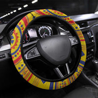 Colombia Football Steering Wheel Cover Sporty Vueltiao Hat