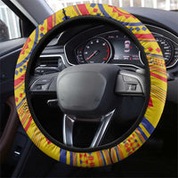 Colombia Football Steering Wheel Cover Sporty Vueltiao Hat