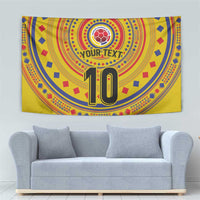 Custom Colombia Football Tapestry Sporty Vueltiao Hat