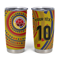 Custom Colombia Football Tumbler Cup Sporty Vueltiao Hat