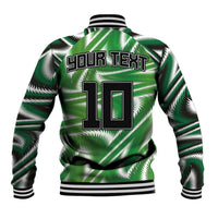 Custom Nigeria Football Baseball Jacket Sporty Super Eagles