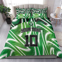 Custom Nigeria Football Bedding Set Sporty Super Eagles