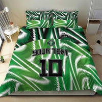 Custom Nigeria Football Bedding Set Sporty Super Eagles