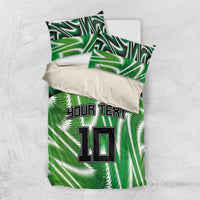 Custom Nigeria Football Bedding Set Sporty Super Eagles