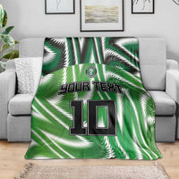 Custom Nigeria Football Blanket Sporty Super Eagles