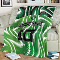 Custom Nigeria Football Blanket Sporty Super Eagles