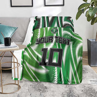 Custom Nigeria Football Blanket Sporty Super Eagles