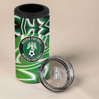 Custom Nigeria Football 4 in 1 Can Cooler Tumbler Sporty Super Eagles