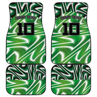 Custom Nigeria Football Car Mats Sporty Super Eagles