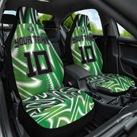 Custom Nigeria Football Car Seat Cover Sporty Super Eagles