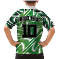 Custom Nigeria Football Family Matching Mermaid Dress and Hawaiian Shirt Sporty Super Eagles