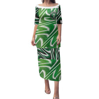 Custom Nigeria Football Family Matching Puletasi and Hawaiian Shirt Sporty Super Eagles