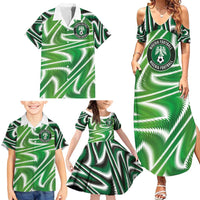 Custom Nigeria Football Family Matching Summer Maxi Dress and Hawaiian Shirt Sporty Super Eagles