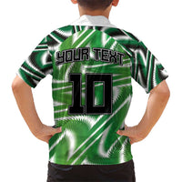 Custom Nigeria Football Kid Hawaiian Shirt Sporty Super Eagles