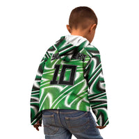 Custom Nigeria Football Kid Hoodie Sporty Super Eagles
