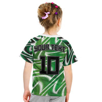 Custom Nigeria Football Kid T Shirt Sporty Super Eagles
