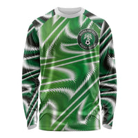Custom Nigeria Football Long Sleeve Shirt Sporty Super Eagles