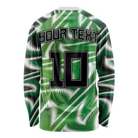 Custom Nigeria Football Long Sleeve Shirt Sporty Super Eagles