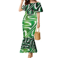 Custom Nigeria Football Mermaid Dress Sporty Super Eagles