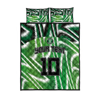 Custom Nigeria Football Quilt Bed Set Sporty Super Eagles