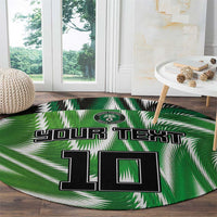 Custom Nigeria Football Round Carpet Sporty Super Eagles