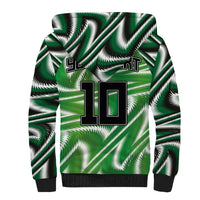 Custom Nigeria Football Sherpa Hoodie Sporty Super Eagles