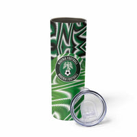 Custom Nigeria Football Skinny Tumbler Sporty Super Eagles