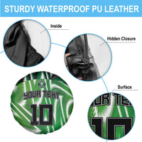 Custom Nigeria Football Spare Tire Cover Sporty Super Eagles