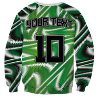 Custom Nigeria Football Sweatshirt Sporty Super Eagles