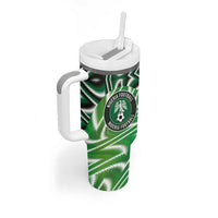 Custom Nigeria Football Tumbler With Handle Sporty Super Eagles