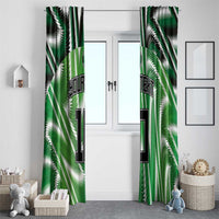 Custom Nigeria Football Window Curtain Sporty Super Eagles