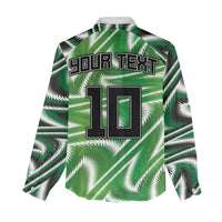 Custom Nigeria Football Women Casual Shirt Sporty Super Eagles