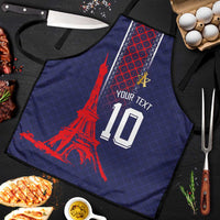 Custom Midnight Navy Football Apron Paris Architectural Heritage Style - Wonder Print Shop
