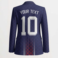 Custom Midnight Navy Football Blazer Paris Architectural Heritage Style - Wonder Print Shop