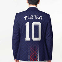 Custom Midnight Navy Football Blazer Paris Architectural Heritage Style - Wonder Print Shop