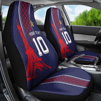 Custom Midnight Navy Football Car Seat Cover Paris Architectural Heritage Style - Wonder Print Shop