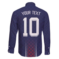 Custom Midnight Navy Football Family Matching Short Sleeve Bodycon Dress and Hawaiian Shirt Paris Architectural Heritage Style - Wonder Print Shop