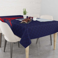 Custom Midnight Navy Football Tablecloth Paris Architectural Heritage Style - Wonder Print Shop