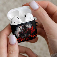 Viking Valhalla AirPods Case Norseman and Burning Battlefield - Wonder Print Shop