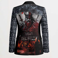 Viking Valhalla Blazer Norseman and Burning Battlefield - Wonder Print Shop