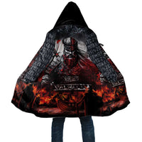 Viking Valhalla Cloak Norseman and Burning Battlefield - Wonder Print Shop